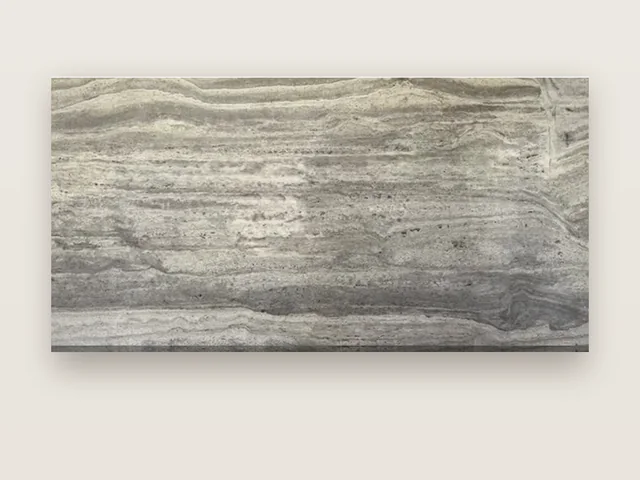 Grey Travertine slab