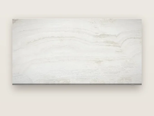 White Travertine slab